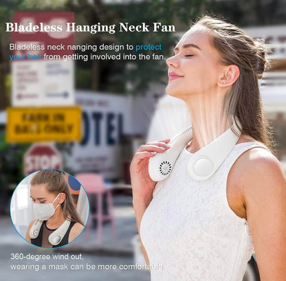 Portable Rechargeable Neck Fan