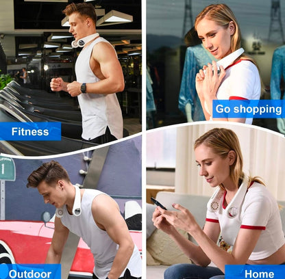 Portable Rechargeable Neck Fan